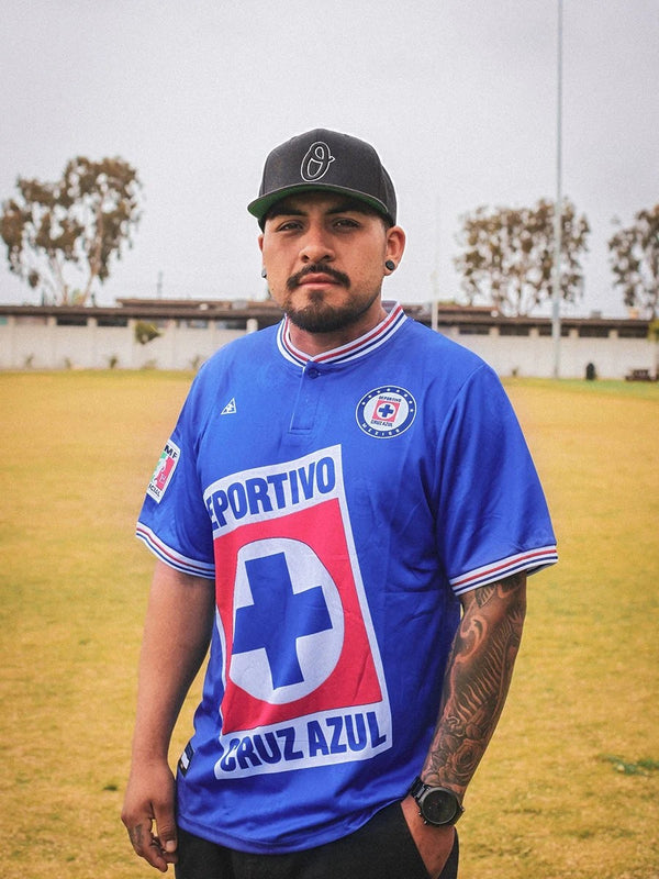 Vintage 1997 Cruz Azul Champions Blue Home Soccer Jersey by MadStrange